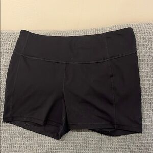 All in Motion Black Bike Shorts with Wide Waistband
